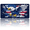 American Eagle, variant on 1 Pcs 2D Flat License Plate Covers & Frames, Fiery Dragon Head For Decorative Front, Waterproof For Decoration Aluminum License Plate Covers & Frames Cover For Men Women, 12" X 6"
