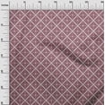 thumbnail image 2 of oneOone Cotton Silk Red Fabric Diamond Geometric Sewing Fabric By The Yard Printed Diy Clothing Sewing Supplies 42 Inch Wide, 2 of 4