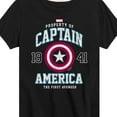 thumbnail image 3 of Marvel Captain America - Property - Toddler and Youth Short Sleeve Graphic T-shirt, 3 of 5