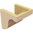 thumbnail image 5 of 7"W x 7"D x 7"H Wide Del Monte Rough Cedar Woodgrain TimberThane Corbel, Primed Tan, 5 of 6
