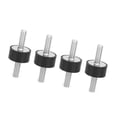 thumbnail image 4 of Soportes de goma 4 Uds M6 soportes de goma macho antivibración Silentblock coche barco bobinas para compresor de aire bomba de agua de motor de gasolina diésel(VV20×10 M6×8), 4 of 14