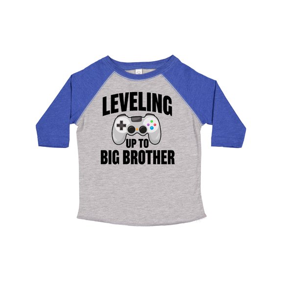 Inktastic Leveling Up to Big Brother Boys Toddler T-Shirt