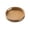 khaki, variant on Liaiai 12 inch Round Serving Wooden Tray with Handles, Decorative Ottoman Tray Serving for Serving Beverages & Food on Bar Living Room Home Dining Table,Brown