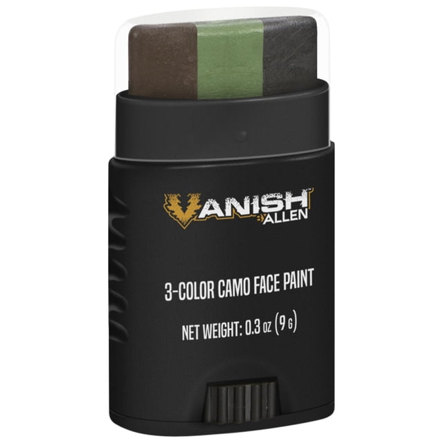 Pintura facial en barra AC ALLEN Vanish, 3 colores, camuflaje, 9 g