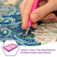 thumbnail image 3 of IFANLANDOR 1 Set Clear Plastic Bead Storage Box Storage Trays Pink for DIY Enthusiasts, 3 of 6