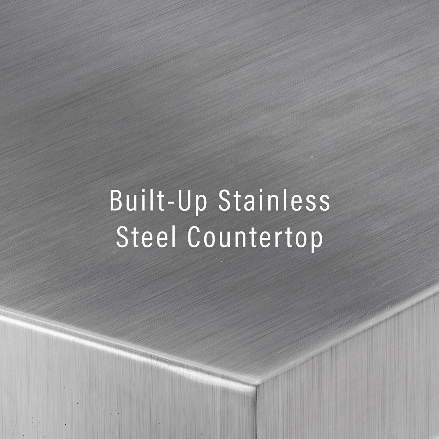 Crosley Furniture Silvia Stainless Steel Top Kitchen Island in Navy