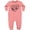 Mauve, variant on Inktastic I Love My Big Bro in Black Chalk Heart Baby Fleece Romper