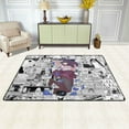 thumbnail image 2 of Anime Komi Can'T Communicate Komi Shouko Rugs Washable Cover Floor Rug Carpets Bathroom Decorations For Kitchen Bedroom Indoor 72"X48", 2 of 7