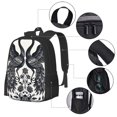 thumbnail image 2 of Disketp Artistic Black White Peacocks Mochila Minimalista de Gran Capacidad, Mochila de Viaje para Escuela, Trabajo o Uso Diario, 2 of 6