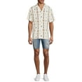 thumbnail image 3 of No Boundaries Men's and Big Men's Short Sleeve Printed Rayon Shirt, 3 of 6