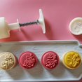thumbnail image 5 of AOOOWER Cookie Stamps Flower Pattern Mooncake Mold Hand-Pressure Moon Cake Makers DIY Pastry Tool for MidAutumn Festival, 5 of 10