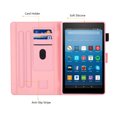 thumbnail image 6 of Cute Case for Fire HD 8, Smart Leather Protector Stand Wallet Cover for Fire HD 8 (Previous Generation - 8th Generation 2018 /7th Generation 2017 /6th Generation 2016 Release), Pink Smile Unicorn, 6 of 7