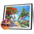 thumbnail image 1 of Cuadros Decorativos 5D diamante pintura casa paisaje completo redondo taladro pared DIY artes (NH1795) Tmvgtek embutido en tela, 1 of 1