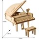 thumbnail image 4 of Rompecabezas de madera 3D Ensamblar juguete-DIY Modelo Craft Kit-Decoración del hogar-El mejor regalo educativo para el día de cumpleaños para niños, niñas, amigos, hijos, adultos Tg402 Piano Sailing Electrónica, 4 of 4