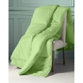 thumbnail image 4 of EASYCOT Luxurious Feather Down Alternative Comforter, Hotel Collection Duvet Insert Comforter for All Season,100% Soft Egyptian Cotton Shell with Corner Tabs 300 GSM Sage , Full, 4 of 6