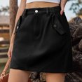 thumbnail image 6 of Yesfashion Wholesale Denim Skort for Women High Waisted Denim Mini Skirt Stretch Women Jean Skirt Shorts, 6 of 8