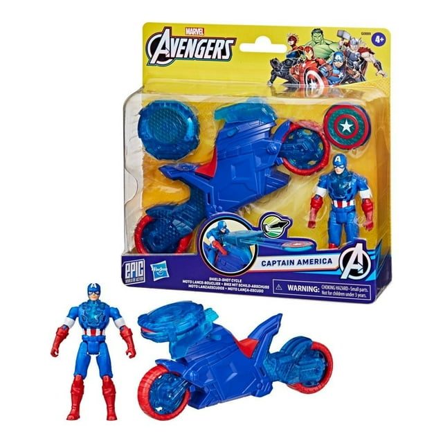 Figura de Acción Hasbro Marvel Avengers Heroes Epicos Capitan America