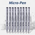 thumbnail image 3 of TFixol9 Micro-Pen Precision Fineliner Waterproof Archival Ink Pens Fine Point Line Pen for Art Watercolor Sketching Anime Manga Office Documents Art Drawing Supplies, 3 of 7