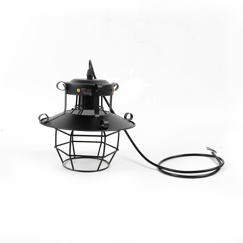 Farmhouse Ceiling Light Fixture Rustic Industrial Iron Cage Hanging Pendant Lamp