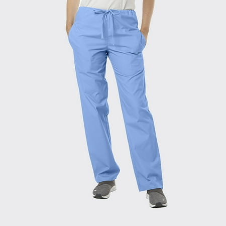 

SPECTRUM UNIFORMS Unisex Scrub Pant Ultrasoft Classic Scrub Pants Drawstring Waist Pant Ideal for Medical Professionals Pant Ceil Blue