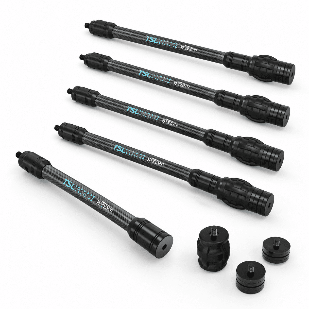 8 inch Archery Stabilizer Shock Reduction for Compound and Recurve Bows