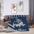 thumbnail image 3 of Custom Dallas Blanket Gifts for Men Women Personalized Fans Add Name and Number Throw Blankets, 30" X 40",40" X 50", 50" X 60", 60" X 80", 3 of 6