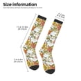 thumbnail image 2 of Naloa Ducks and Flowers Thigh High Socks Extra Long Stretchy Sock Women Over Knee High Opaque Stocking Daily Wear, 2 of 6