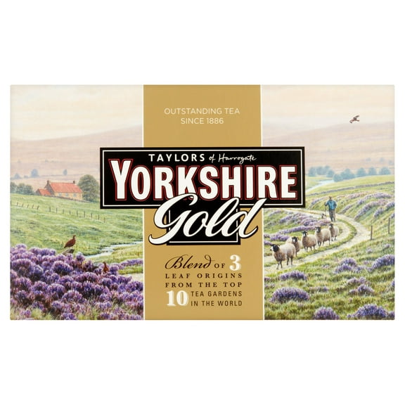 Taylors of Harrogate Yorkshire Gold Black Tea Bags, 40 count, 4.41 oz, 5 pack