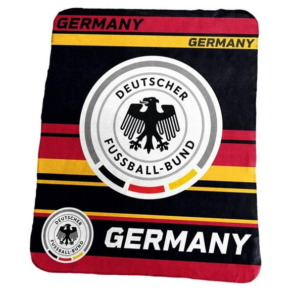 Logo Brands C4767-23C Germany Classic Fleece Throw