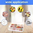 thumbnail image 5 of y Bead Organizer Box, 1 Pack 12 Grids Plastic Storage Box with 18 Removable Grids Compartments, Small Plastic Jewelry Organizer Box for Beads Jewelry Earring Cosmetics Craft Tackle, 5 of 5