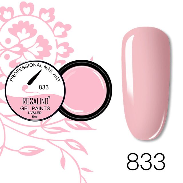 ROSALIND Semi permanente barniz pintura Gel polaco para uñas arte uñas Gel Base capa superior para UV LED Soak Off Gel esmalte de uñas Tan Jianjun unisex
