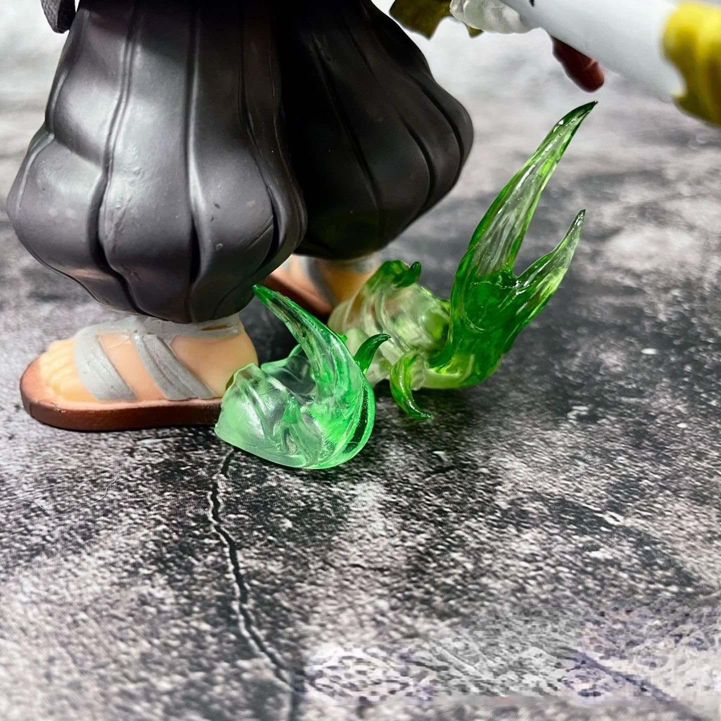 Newly Zoro Figure Q Version Sauron Roronoa Zoro Figures 15cm/5.9inch Handmade Figure Desktop Ornaments PVC Action Statue Model Figure