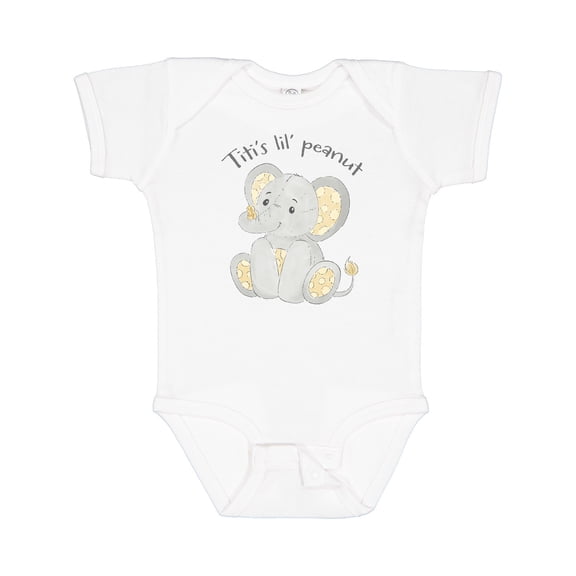 Inktastic Titi's Little Peanut Boys or Girls Baby Bodysuit