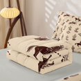 thumbnail image 6 of Homewish Bohemian Western Cowboy Zipper Twin Comforter Sets with Fitted Sheet and 2 Pillowcases,Desert Plant Cactus Zipper Bedding Set,Light Gray Reversible,4pcs, 6 of 8