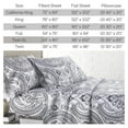 thumbnail image 7 of Pure Melody Collection, 4-Piece California King Size Fitted Sheet and Pillow Cases, California King Sheet Sets Deep Pocket up to 14", Black Sheets, Black Pillow Cases, 7 of 7