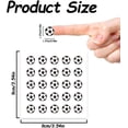 thumbnail image 2 of Self-Adhesive Paper Decorative Stickers for Party Decorative Presents Sealing Football 90x90mm 25 patterns/pc, 2 of 8