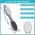 thumbnail image 4 of 4 in 1 Pedicure Tool Foot Scrubber Brush Foot File Callus Remover with Foot Rasp Pumice Stone Nail Cleaning Brush, 4 of 8