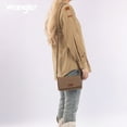 thumbnail image 4 of Wrangler Small Crossbody Wallet Purses RFID Trendy Purses for Women with Adjustable Straps, Camel, 4 of 7