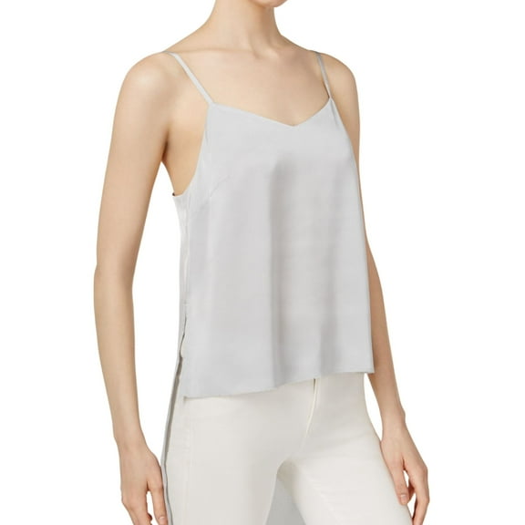 Kensie Womens Hi-Low Tank Top, sil, Medium