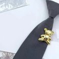 thumbnail image 5 of Heart Bear Brooch Tie for Music Festival 2000s Theme Party Necktie Women Men Casual and Formal Event Tie Neckwear, 5 of 8