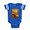 Royal Blue, variant on CafePress - Beaver CROP Text - Cute Infant Baby Football Bodysuit