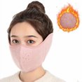 thumbnail image 1 of HUGFEGWE Winter Fleece Mask Warm Mask,Full Cover Face Mask Outdoor Windproof Mask Breathable Thickened Dustproof Reusable Mask CJB91-11992, 1 of 7