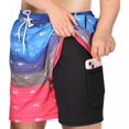 thumbnail image 3 of Traje De Baño Hombre Short Para Playa Natación Con Bolsillo, 3 of 8