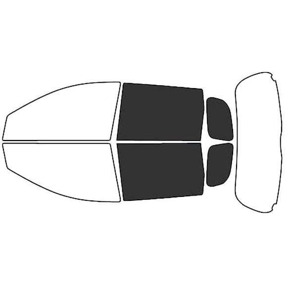 Avery Dennison NR Nano Ceramic IR Window Tint Kit Compatible with Scion Xa 2004-2006 - Back Precut