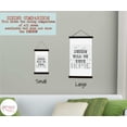 thumbnail image 4 of Black Wood, Canvas Sign Word Search Puzzle Wall Hanging Welcome Bathroom Décor Print 9x15-Inch, 4 of 4
