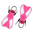 thumbnail image 4 of Swim Floating Training Flippers with Adjustable for Swimming Diving Water Pink, as described, 4 of 8