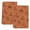 Burnt Orange, variant on Western Cowboys Kitchen Towels Set of 1, Orange Vintage Country Nature Scenery Absorbent Dish Towels for Kitchen, Microfiber Hand Towel, Quick Drying Tea Towel for Cleaning Decorative Dishcloths