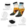 thumbnail image 5 of Pofeuu Sunlit Sunflower Field Print 30cm Socks, Adult Running Hiking Socks for Youth and Adult, 5 of 7