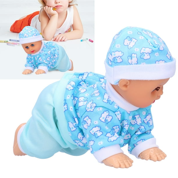 Muñeca bebé Simulación Realista Linda Eléctrica Inteligente Riendo Gateando Juguete para Niños Niñas ANGGREK Otros