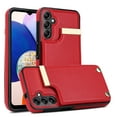 thumbnail image 1 of ELEHOLD Leather Wallet Case for Samsung Galaxy A54 5G Premium Leather Material with Organ Card Slots Holders Full Body Protection Shockproof Anti-Fingerprint Purse Case,red, 1 of 6